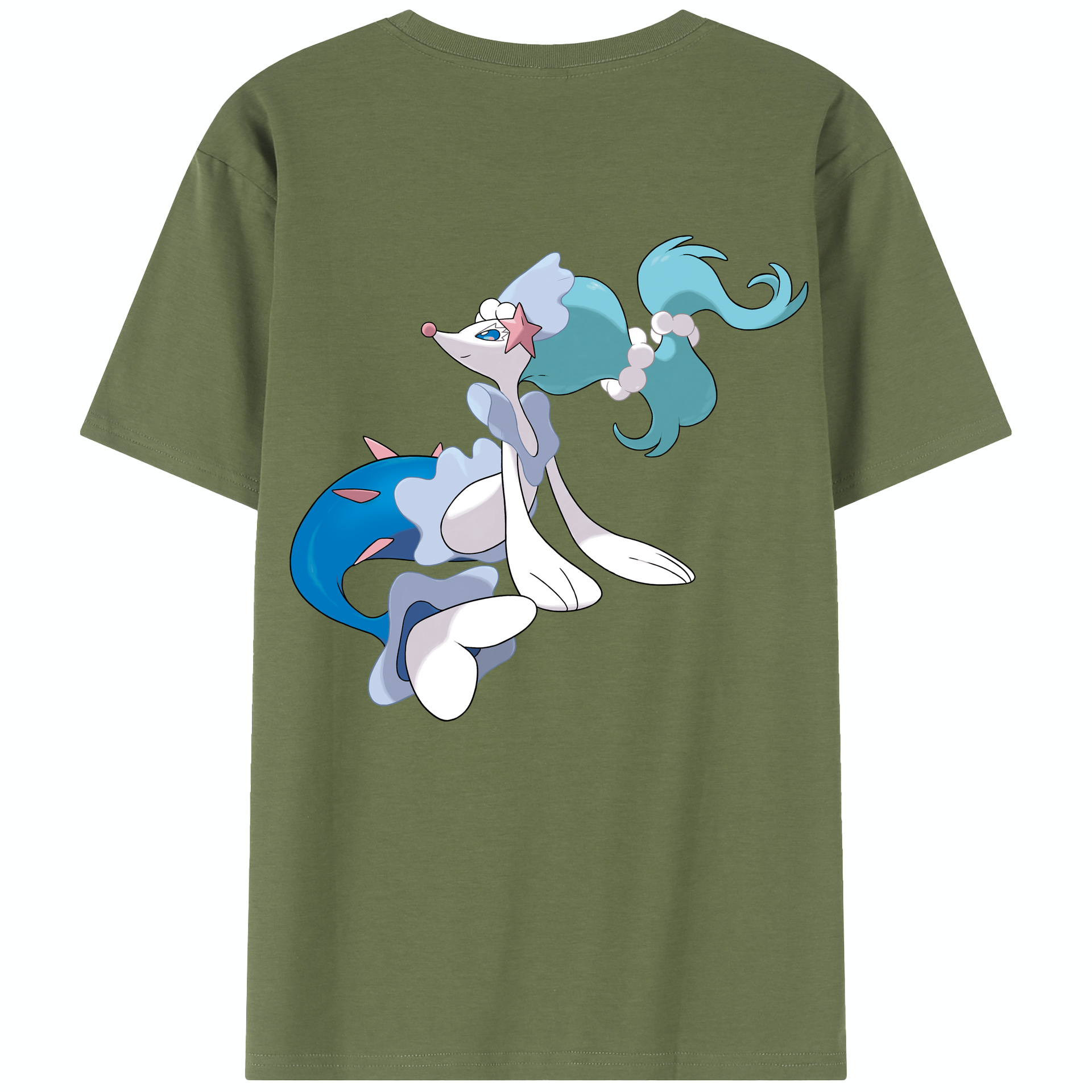 （画像用） ポケットモンスター Pokémon 綿100％半袖Tシャツ（背面プリント）